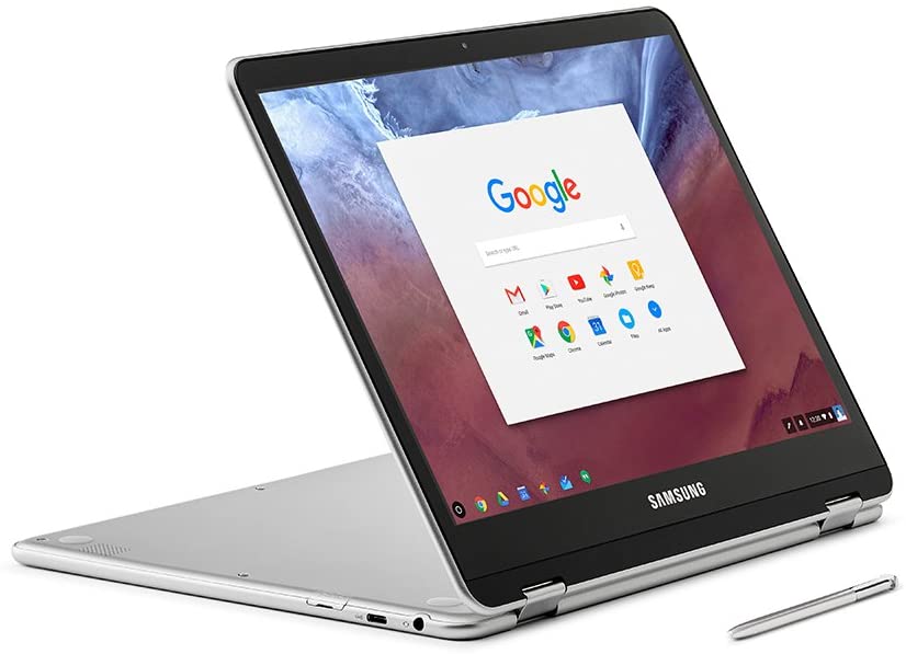 Samsung Chromebook Plus XE513C24-K01US 12.3&quot; Touchscreen LCD 2 in 1 Chromebook - Rockchip RK3399 Hexa-core (6 Core) 2 GHz - 4 GB LPDDR3 - 32 GB Flash Memory - Chrome OS - 2400 x 1600 - Convertible - Platinum Silver