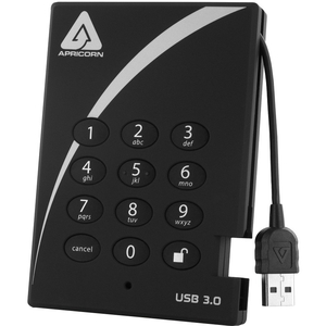 Apricorn Aegis Padlock A25-3PL256-500 500 GB 2.5&quot; External Hard Drive