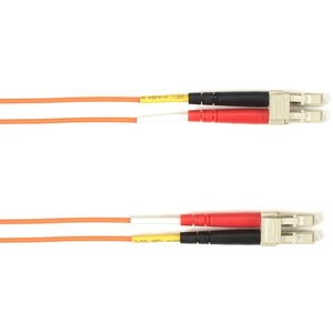 Black Box 1-m, LC-LC, 50-Micron, Multimode, PVC, Orange Fiber Optic Cable