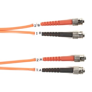 Black Box Single-Mode Value Line Patch Cable, ST-ST, 5-m (16.4-ft.)