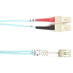 Black Box 10-GbE 50-Micron Multimode Value Line Patch Cable, SC-LC, 1-m (3.2-ft.)