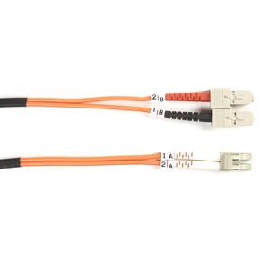 Black Box 62.5-Micron Multimode Value Line Patch Cable, SC-LC, 3-m (9.8-ft.)