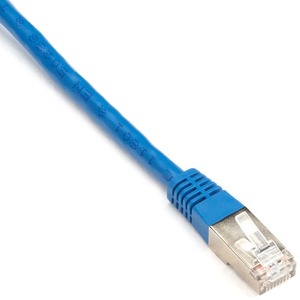 Black Box CAT6 250-MHz Shielded, Stranded Cable SSTP (PIMF), PVC, Blue, 3-ft. (0.9-m)