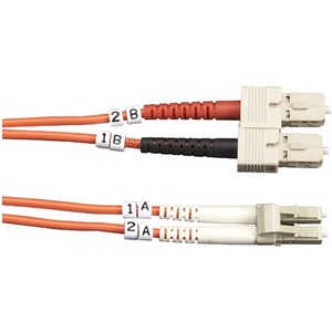 Black Box 50-Micron OM2 Multimode Fiber Optic Value Patch Cable