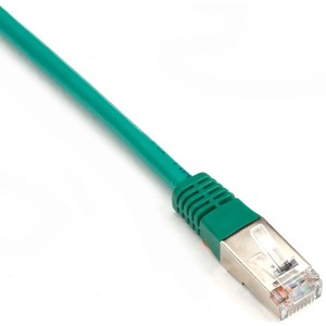 Black Box Cat6 250-MHz Shielded, Stranded Cable SSTP (PIMF), PVC, Green, 20-ft. (6.0-m)