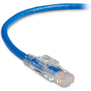 Black Box GigaTrue 3 CAT6 550-MHz Lockable Patch Cable (UTP), Blue, 50-ft. (15.2-m)