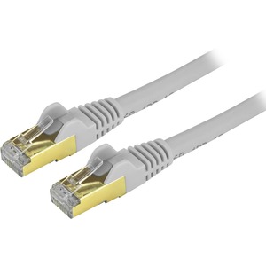 StarTech.com 7 ft Cat6a Patch Cable - Shielded (STP) - Gray - 10Gb Snagless Cat 6a Ethernet Patch Cable