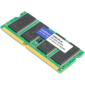 AddOn AA1333D3S9/2G x1 HP 510401-001 Compatible 2GB DDR3-1066MHz Unbuffered Dual Rank 1.5V 204-pin CL7 SODIMM