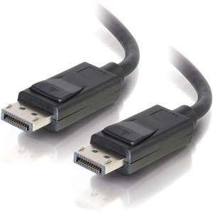 C2G 1ft DisplayPort Cable with Latches - 4K - M/M - Black