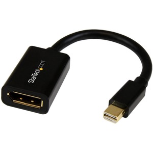 StarTech.com 6in Mini DisplayPort to DisplayPort Video Cable Adapter - M/F