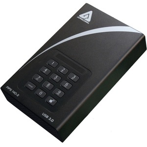 Apricorn Aegis Padlock DT FIPS ADT-3PL256F-4000 4 TB 3.5&quot; External Hard Drive - Desktop