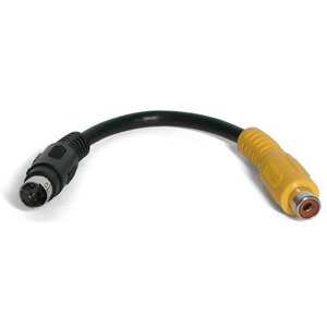 StarTech.com 6in S-Video to Composite Video Adapter Cable