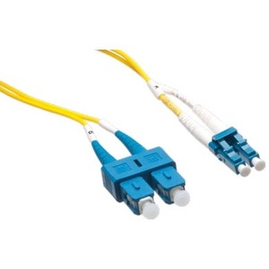 Axiom LC/SC Singlemode Duplex OS2 9/125 Fiber Optic Cable 7m