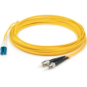 AddOn 3m LC (Male) to ST (Male) Yellow OS1 Duplex Fiber OFNR (Riser-Rated) Patch Cable