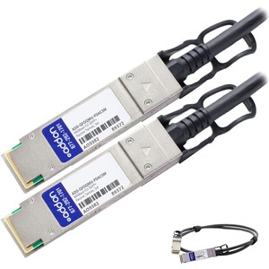 AddOn Dell Force10 CBL-QSFP-40GE-PASS-3M to Multiple OEM Compatible TAA Compliant 40GBase-CU QSFP+ to QSFP+ Direct Attach Cable (Passive Twinax, 3m)