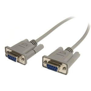 StarTech.com 25 ft Cross Wired DB9 Serial Null Modem Cable - F/F