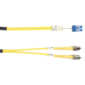 Black Box Single-Mode Value Line Patch Cable, ST-LC, 5-m (16.4-ft.)