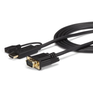 StarTech.com 10 ft HDMI to VGA active converter cable - HDMI to VGA Adapter - 1920x1200 or 1080p