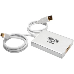 Tripp Lite 6&quot; Mini DisplayPort to DVI-D Adapter Dual Link Active MDP to DVI Thunderbolt 1 &amp; 2 Compatible