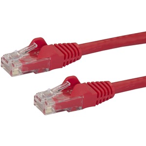 StarTech.com 5ft Red Cat6 Patch Cable with Snagless RJ45 Connectors - Cat6 Ethernet Cable - 5 ft Cat6 UTP Cable