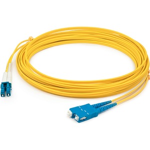 AddOn 1m ALC (Male) to SC (Male) Yellow OS1 Duplex Fiber OFNR (Riser-Rated) Patch Cable