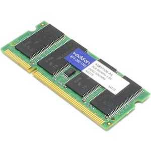 AddOn AA800D2S6/2G x1 Dell A1837306 Compatible 2GB DDR2-800MHz Unbuffered Dual Rank 1.8V 200-pin CL6 SODIMM