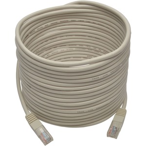 Tripp Lite 25ft Cat5e / Cat5 350MHz Molded Patch Cable RJ45 M/M White 25'