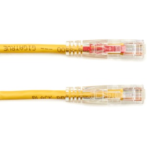 Black Box GigaBase 3 CAT5e 350-MHz Lockable Patch Cable (UTP), Yellow, 10-ft. (3.0-m)