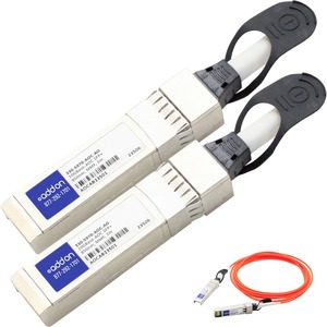 AddOn Dell Compatible TAA Compliant 10GBase-AOC SFP+ to SFP+ Direct Attach Cable (850nm, MMF, 2m)