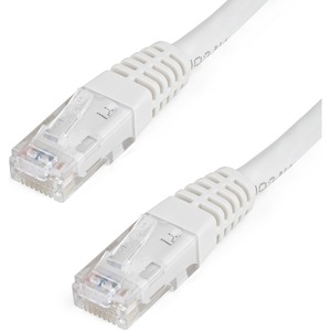 StarTech.com 100 ft White Molded Cat6 UTP Patch Cable - ETL Verified