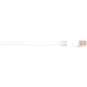 Black Box CAT5e Value Line Patch Cable, Stranded, White, 2-ft. (0.6-m)