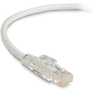 Black Box GigaTrue 3 CAT6 550-MHz Lockable Patch Cable (UTP), White, 1-ft. (0.3-m)