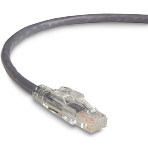 Black Box GigaTrue 3 CAT6 550-MHz Lockable Patch Cable (UTP), Gray, 6-ft. (1.8-m)