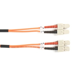 Black Box 62.5-Micron Multimode Value Line Patch Cable, SC-SC, 1-m (3.2-ft.)