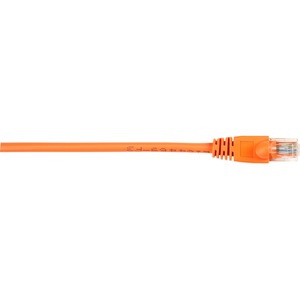 Black Box CAT5e Value Line Patch Cable, Stranded, Orange, 25-ft. (7.5-m)