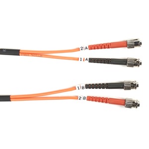 Black Box 62.5-Micron Multimode Value Line Patch Cable, ST-ST, 5-m (16.4-ft.)