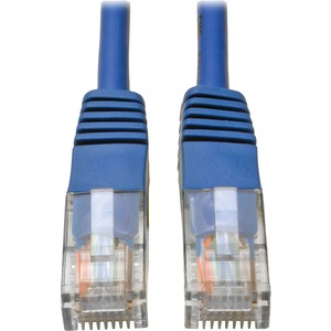 Tripp Lite Cat5e 350 MHz Molded UTP Patch Cable (RJ45 M/M), Blue, 75 ft.