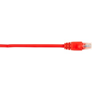 Black Box CAT5e Value Line Patch Cable, Stranded, Red, 3-ft. (0.9-m)