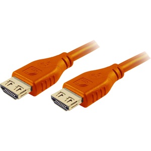 Comprehensive MicroFlex Pro AV/IT Series High Speed HDMI Cable with ProGrip Deep Orange