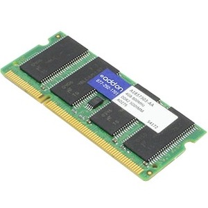 AddOn AA800D2S6/4G x1 Dell A1837303 Compatible 4GB DDR2-800MHz Unbuffered Dual Rank 1.8V 200-pin CL6 SODIMM