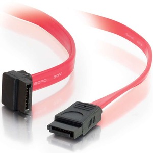 C2G 18in 7-pin 180&amp;deg; to 90&amp;deg; 1-Device Serial ATA Cable