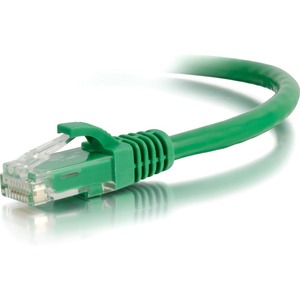 C2G 6in Cat6 Snagless Unshielded (UTP) Network Patch Cable - Green