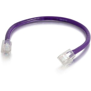 C2G-5ft Cat6 Non-Booted Unshielded (UTP) Network Patch Cable - Purple