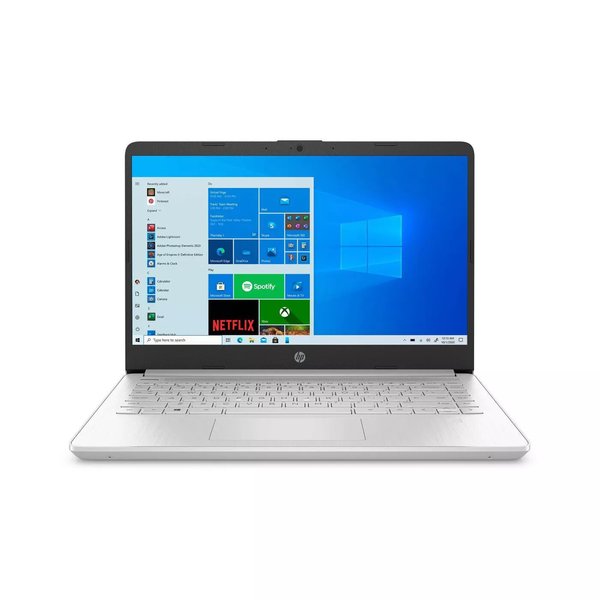 HP Laptop 14-dq2031tg 14&quot; Intel Core™ i3-1125G4 Intel UHD Graphics 4 GB RAM 128 GB SSD W10 Home in S mode BT Webcam Natural silver