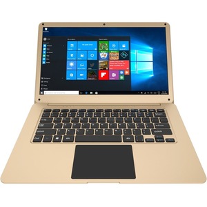 Hyundai Thinnote 13 13.3&quot; LCD Ultrabook - Intel Celeron N3450 Quad-core (4 Core) 1.10 GHz - 4GB - 32GB SSD - Windows 10 Home - 1920 x 1080 - In-plane Switching (IPS) Technology - Metallic Gold