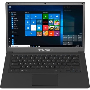 Hyundai Thinnote-A, 14.1&quot; Celeron Laptop, 4GB RAM, 64GB Storage, Expandable  2.5&quot; SATA HDD Slot, Windows 10 Home S Mode, Space Grey