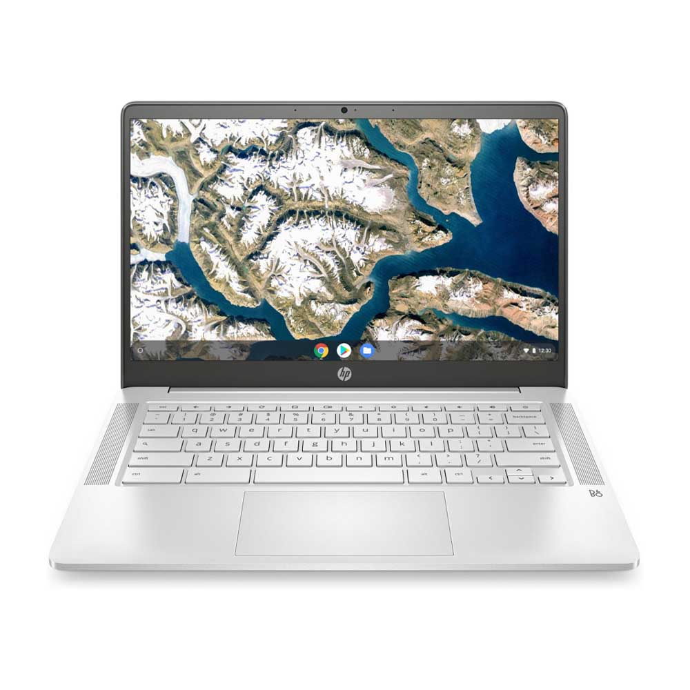 HP Chromebook - 14a-na0010ds 14&quot; TS Intel Celeron N4020 1.1 GHz Intel UHD Graphics 600 4 GB RAM 128 GB eMMC Chrome OS‚Ñ¢ BT Webcam Mineral silver