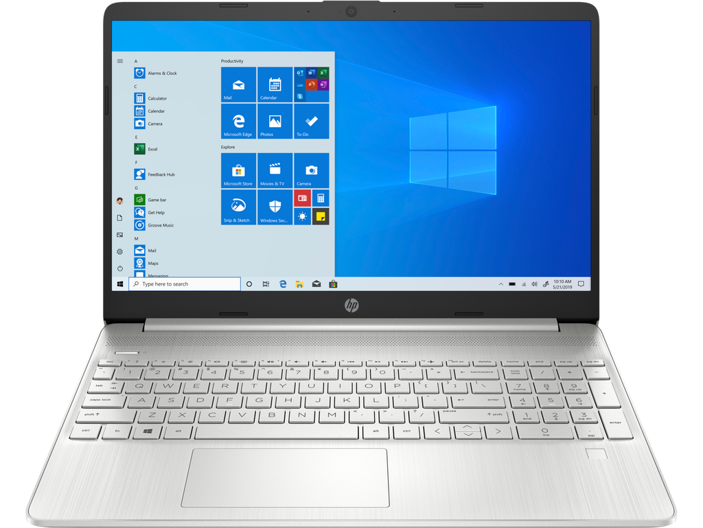 HP 15.6&quot; diagonal, FHD (1920 x 1080), Intel Core™ i5-1135G7, 8GB, 256GB SSDWIN10 S - Natural Silver