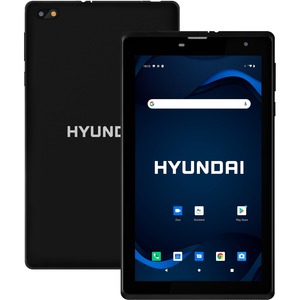 Hyundai HyTab 7LC1, 7” Android Tablet, 1GB RAM, 32GB Storage, Quad-Core Processor, 7” IPS Display, Android 10 Go Edition, Dual Camera, 4G LTE, WiFi, Plastic Body Black