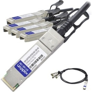 AddOn Juniper Networks Compatible TAA Compliant 100GBase-CU QSFP28 to 4xSFP28 Direct Attach Cable (Passive Twinax, 5m)